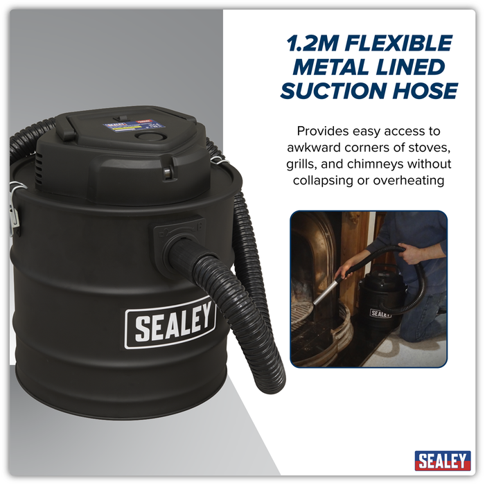 20L 3-in-1 Ash Vacuum Cleaner 1200W/230V | PC200A