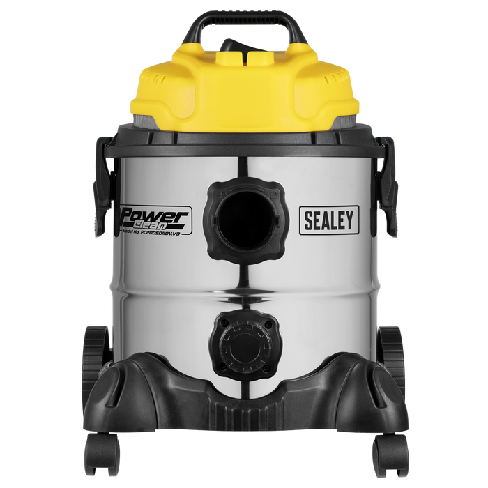 20L Vacuum Cleaner Wet & Dry Stainless Drum 1200W/110V | PC200SD110V