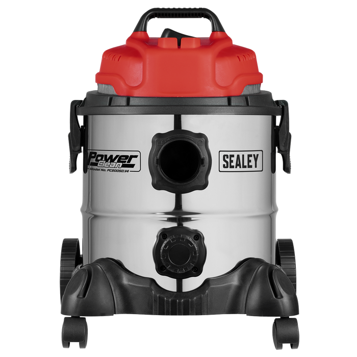 20L Vacuum Cleaner Wet & Dry Stainless Drum 1250W/230V | PC200SD