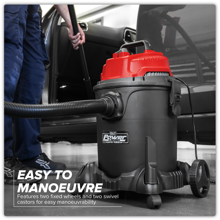 20L Vacuum Cleaner Wet & Dry 1250W/230V | PC200