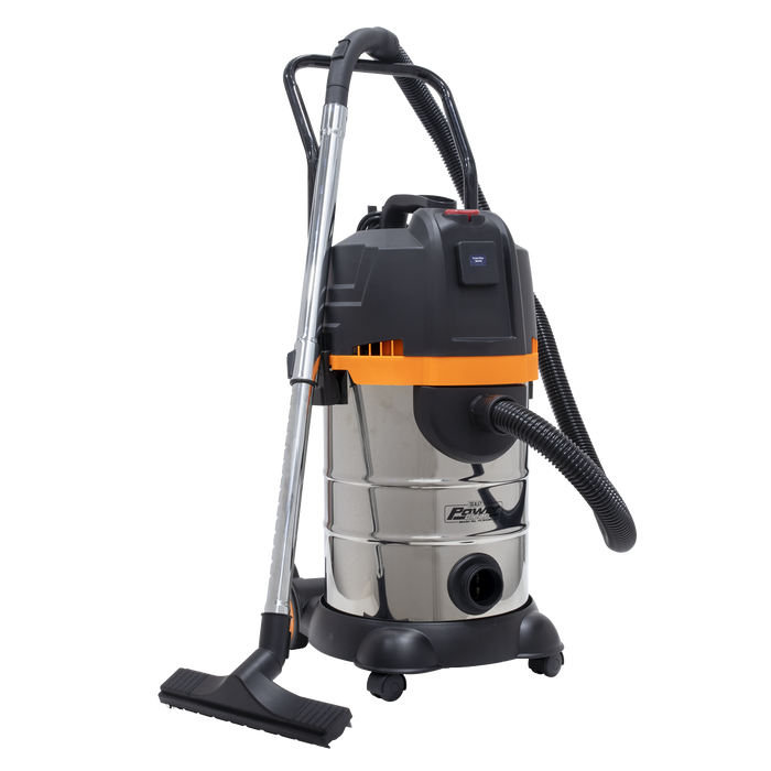 30L Industrial Cyclone Vacuum Cleaner Wet & Dry 1200W/230V | PC300BL