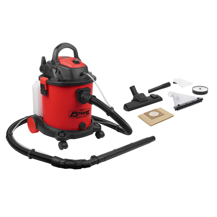20L Valeting Machine Wet & Dry with Accessories 1400W/230V | PC310