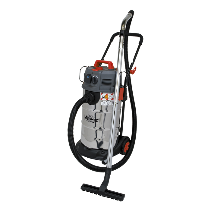M Class Dust-Free Vacuum Cleaner Wet & Dry Stainless Steel Drum 38L 1500W/230V | PC380M