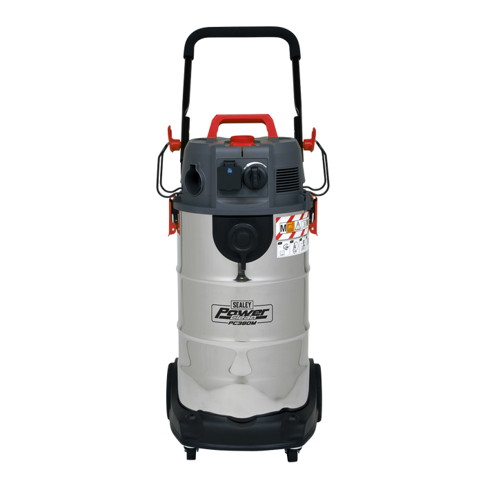 M Class Dust-Free Vacuum Cleaner Wet & Dry Stainless Steel Drum 38L 1500W/230V | PC380M