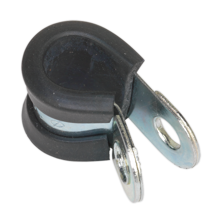 Rubber Lined P-Clip 10mm - Pack of 25 | PCJ10
