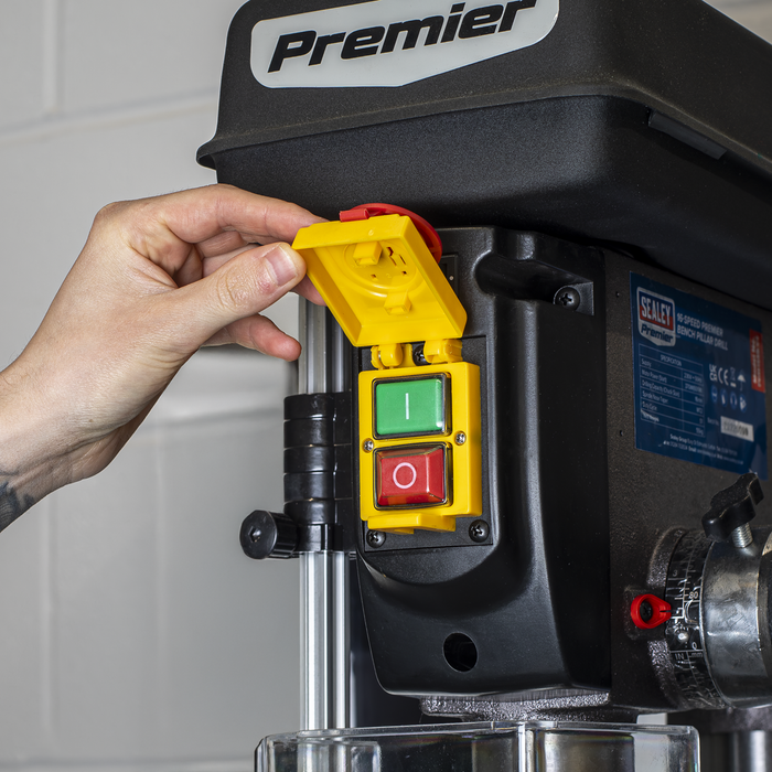 Premier Bench Mounting Pillar Drill 16-Speed 370W/230V | PDM125B