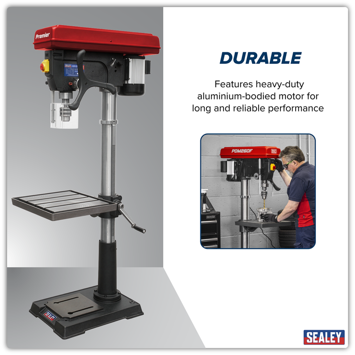 Premier Floor Standing Pillar Drill 12-Speed 1100W/230V | PDM260F