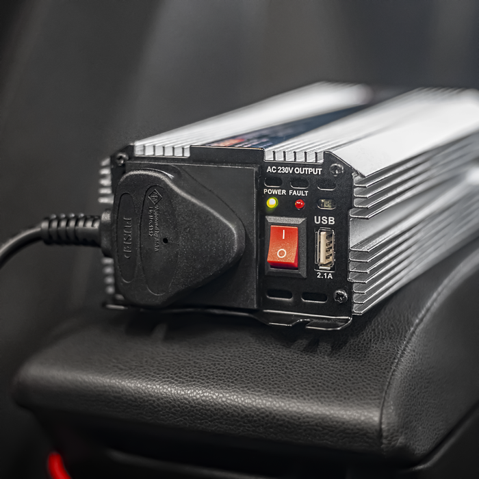 Modified Sine Wave Power Inverter 500W 12V DC - 230V ~ 50Hz | PI500