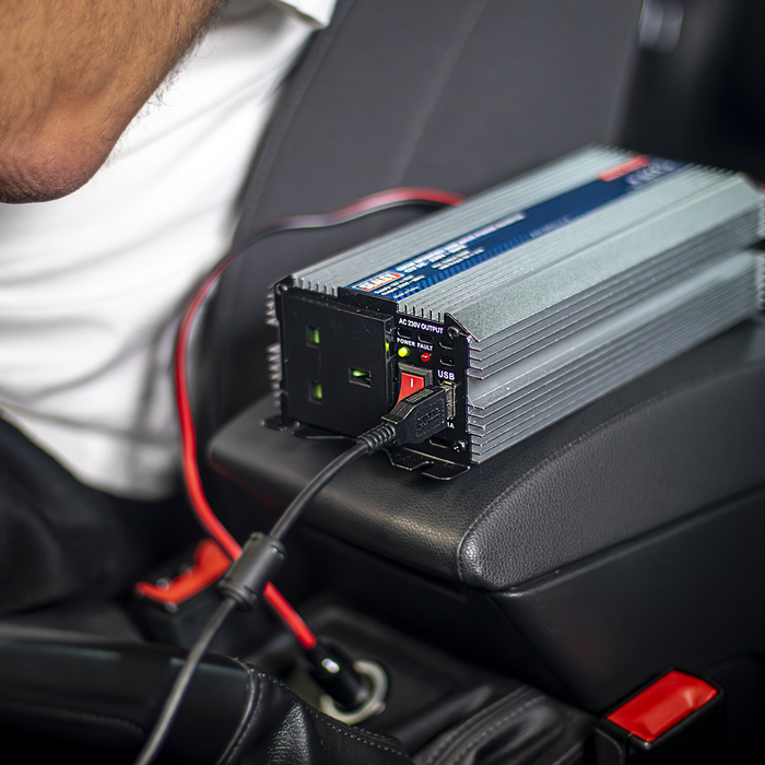 Modified Sine Wave Power Inverter 500W 12V DC - 230V ~ 50Hz | PI500