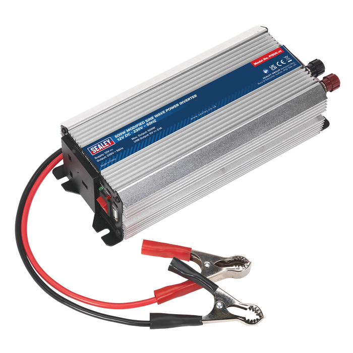 Modified Sine Wave Power Inverter 500W 12V DC - 230V ~ 50Hz | PI500