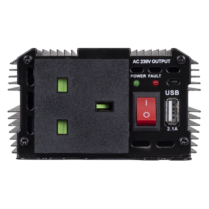 Modified Sine Wave Power Inverter 500W 12V DC - 230V ~ 50Hz | PI500