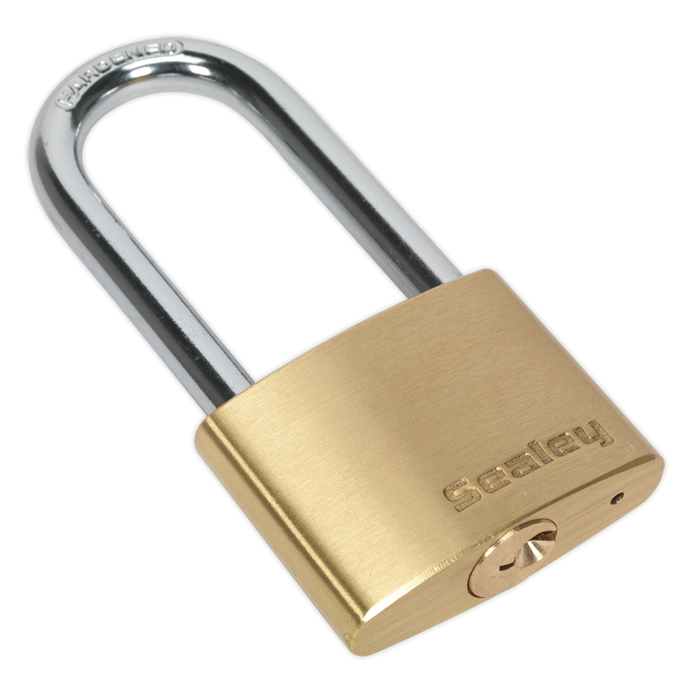 Brass Body Padlock Long Shackle 50mm | PL102L