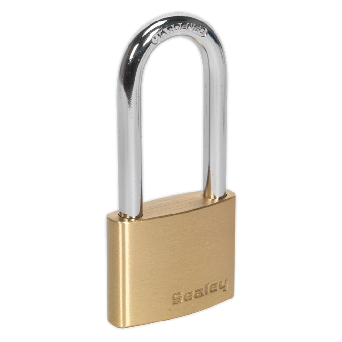 Brass Body Padlock Long Shackle 50mm | PL102L