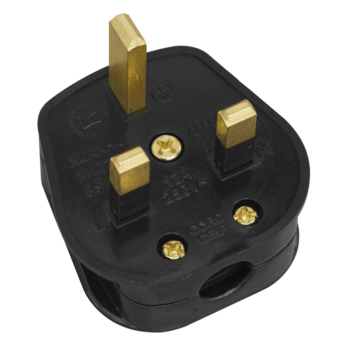 13A Rewirable Plug - Black - Pack of 20 | PL13/320