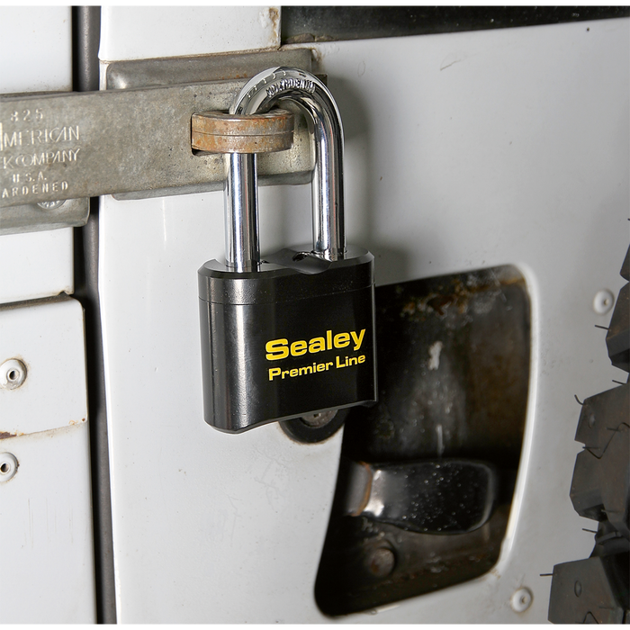 Premier™ Steel Body Combination Padlock Long Shackle 62mm | PL603L