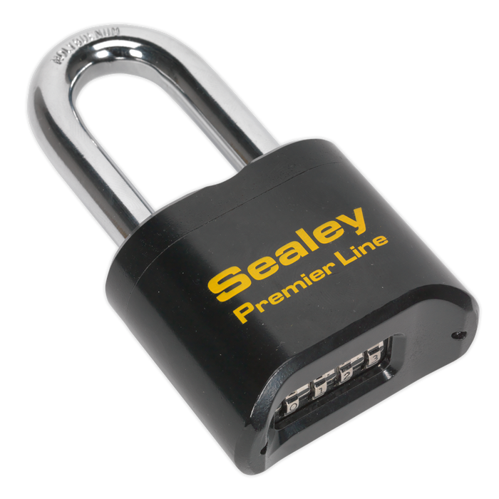 Premier™ Steel Body Combination Padlock Long Shackle 62mm | PL603L