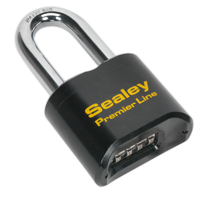Premier™ Steel Body Combination Padlock Long Shackle 62mm | PL603L