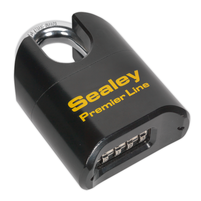 Premier™ Steel Body Combination Padlock Shrouded Shackle 62mm | PL603S