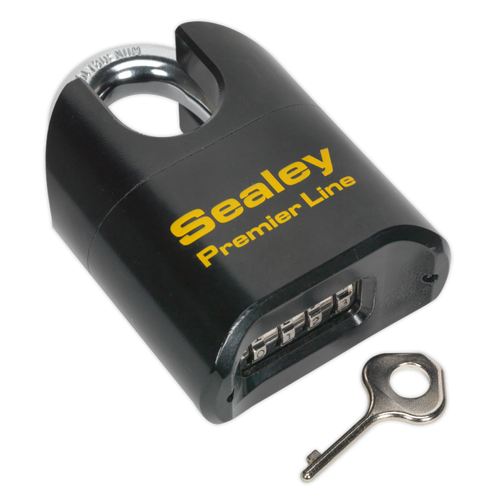 Premier™ Steel Body Combination Padlock Shrouded Shackle 62mm | PL603S