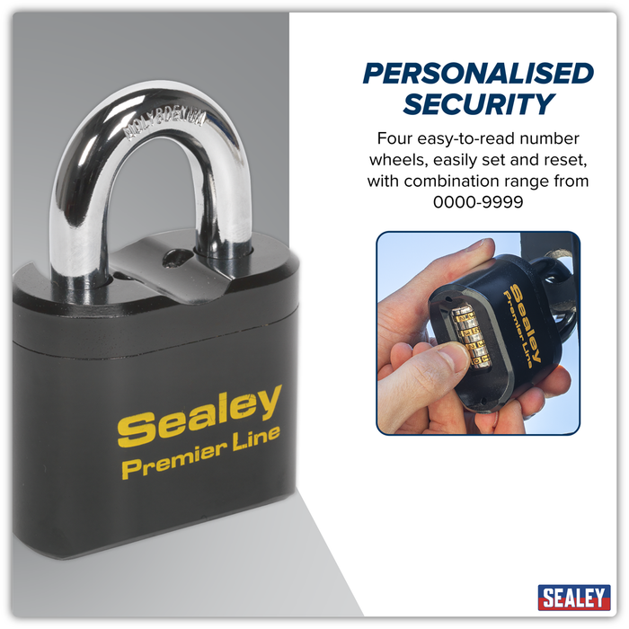 Premier™ Steel Body Combination Padlock 62mm | PL603