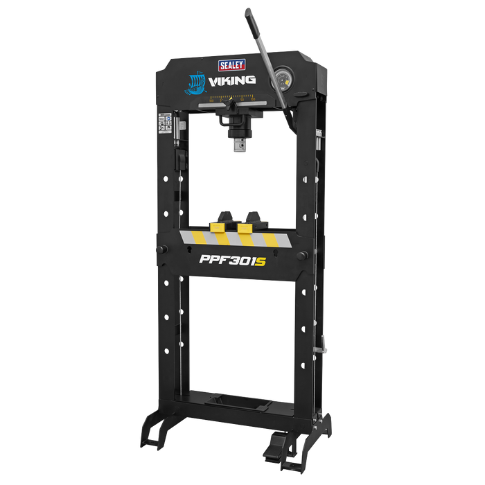 Viking Floor Type Air/Hydraulic Press with Sliding Ram and Foot Pedal 30 Tonne | PPF301S