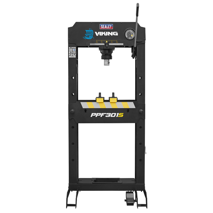 Viking Floor Type Air/Hydraulic Press with Sliding Ram and Foot Pedal 30 Tonne | PPF301S