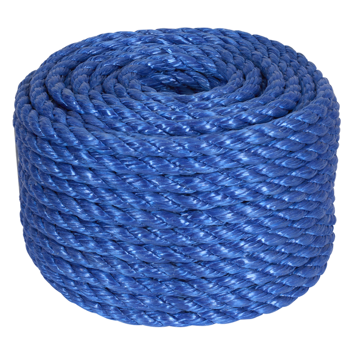 10mm x 30m Polypropylene Split Film Twisted Rope, Blue | PR1030