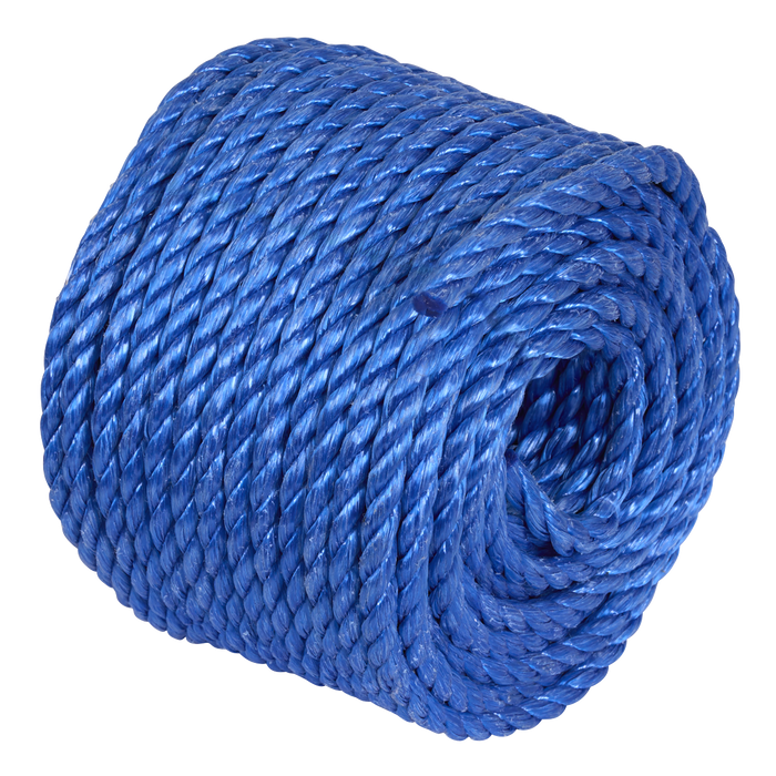 8mm x 30m Polypropylene Split Film Twisted Rope, Blue | PR830