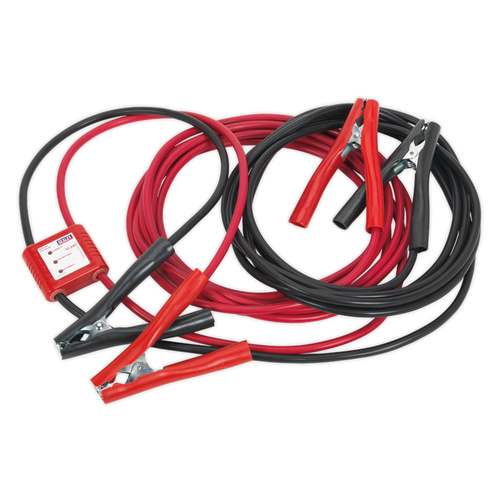 Booster Cables 25mm² x 7m 450A with 12/24V Electronics Protection | PROJ/12/24