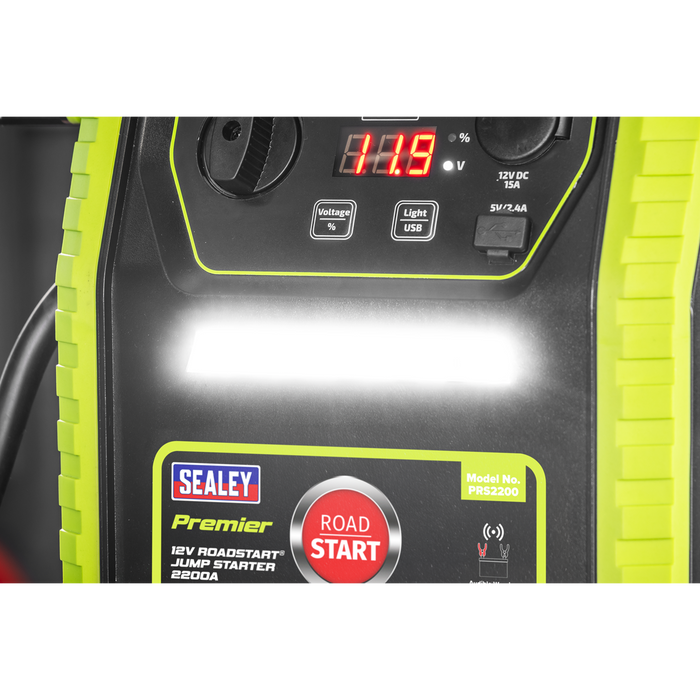 Premier 12V RoadStart® Jump Starter 2200 Peak Amps | PRS2200