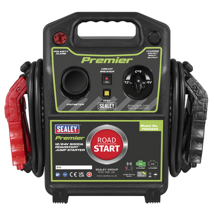 12/24V Premier RoadStart® Jump Starter 5000A | PRS5000