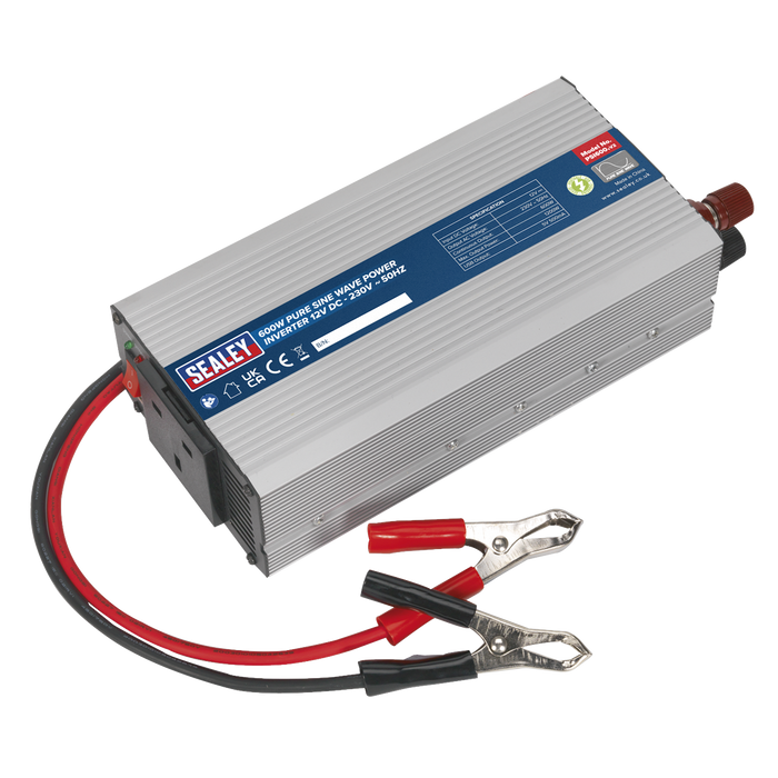 Pure Sine Wave Power Inverter 600W 12V | PSI600