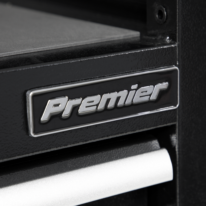 Premier™ Heavy-Duty Extra-Wide Rollcab 11 Drawer 1055mm - Black | PTB105511