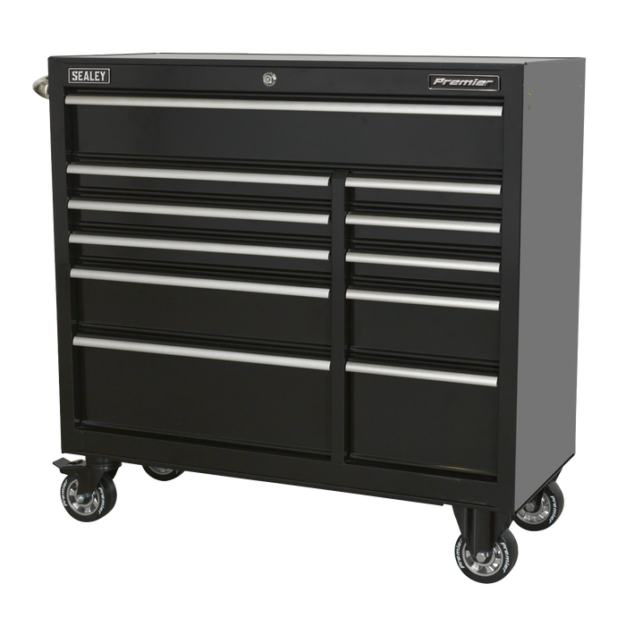 Premier™ Heavy-Duty Extra-Wide Rollcab 11 Drawer 1055mm - Black | PTB105511