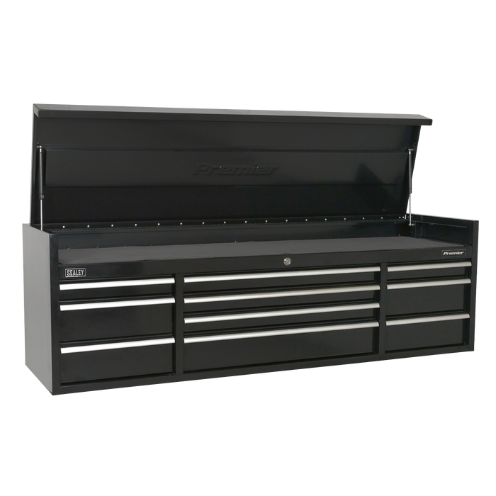 Premier™ Heavy-Duty Extra-Wide Topchest 10 Drawer 1830mm - Black | PTB181510
