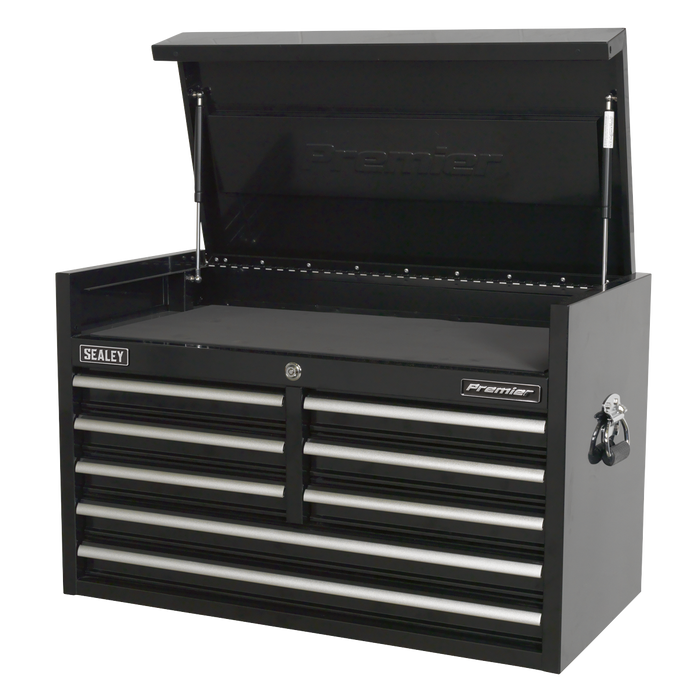 Premier™ Heavy-Duty Topchest 915mm 8 Drawer - Black | PTB91508