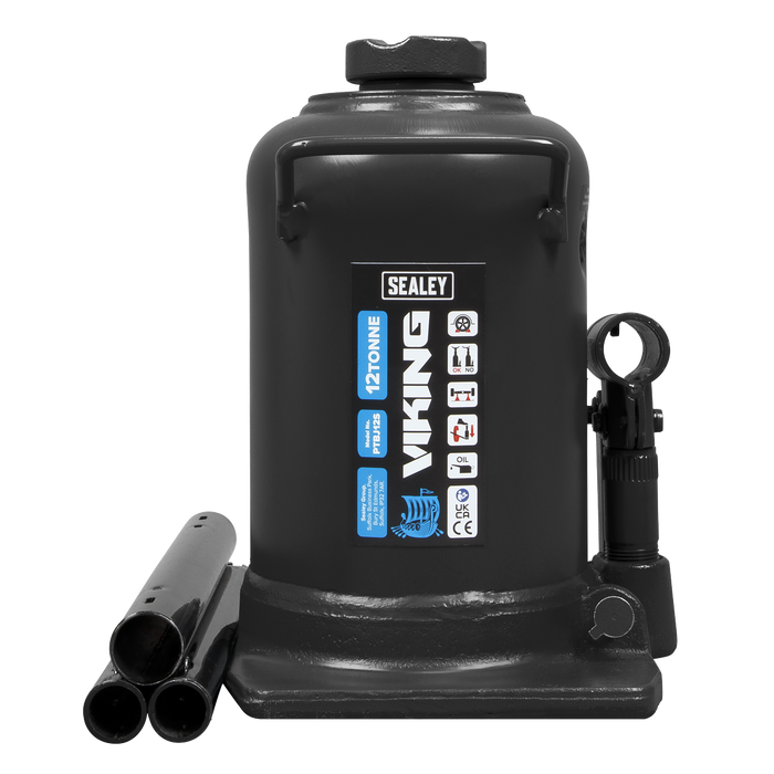 Viking Telescopic Bottle Jack 12 Tonne | PTBJ12S