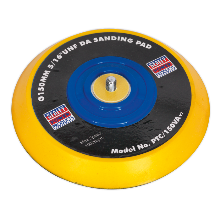 145mm DA Backing Pad for Hook-and-Loop Discs 5/16"UNF | PTC/150VA