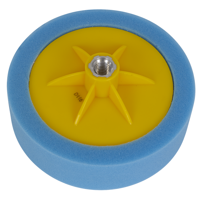 150 x 50mm Buffing & Polishing Foam Head M14 x 2mm - Blue/Medium | PTC/CH/M14-B