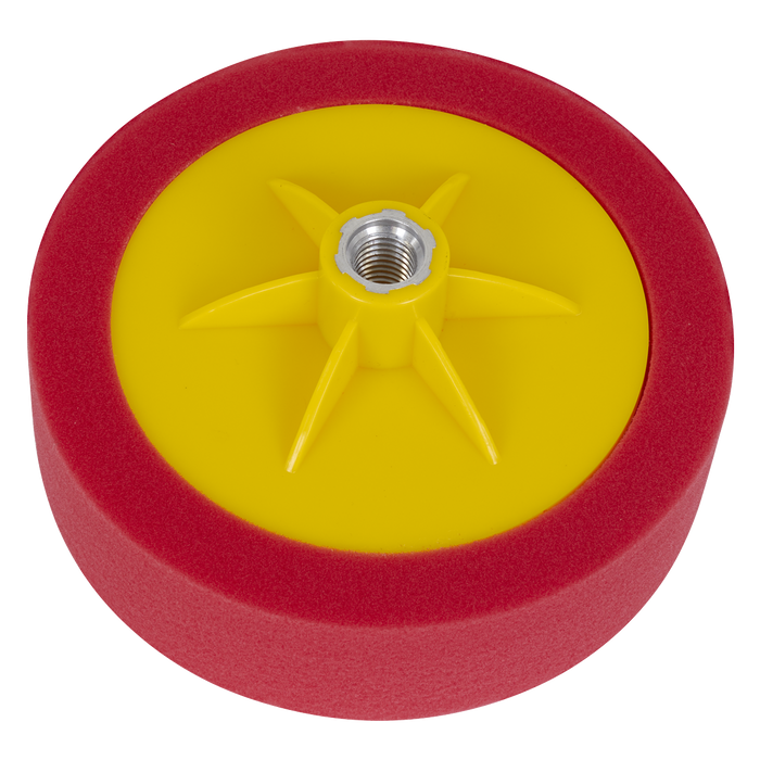 150 x 50mm Buffing & Polishing Foam Head M14 x 2mm - Red/Ultra-Soft | PTC/CH/M14-R