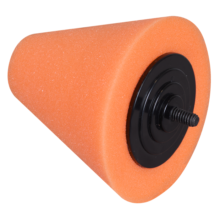 Buffing & Polishing Foam Cone - Orange/Firm | PTCCHC85O