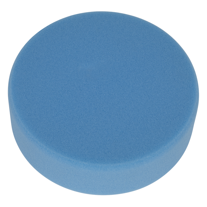 Hook-and-Loop Buffing & Polishing Foam Head 150 x 50mm - Blue/Medium | PTCCHV150B