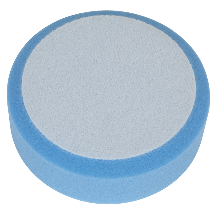 Hook-and-Loop Buffing & Polishing Foam Head 150 x 50mm - Blue/Medium | PTCCHV150B