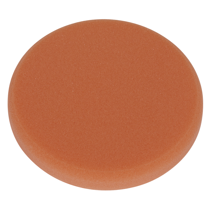 Hook-and-Loop Buffing & Polishing Foam Head 150 x 25mm - Orange/Firm | PTCCHV150O