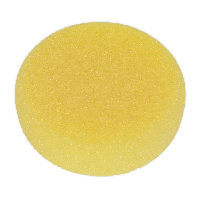 Hook-and-Loop Buffing & Polishing Foam Head 150 x 50mm - Yellow/Coarse | PTCCHV150Y
