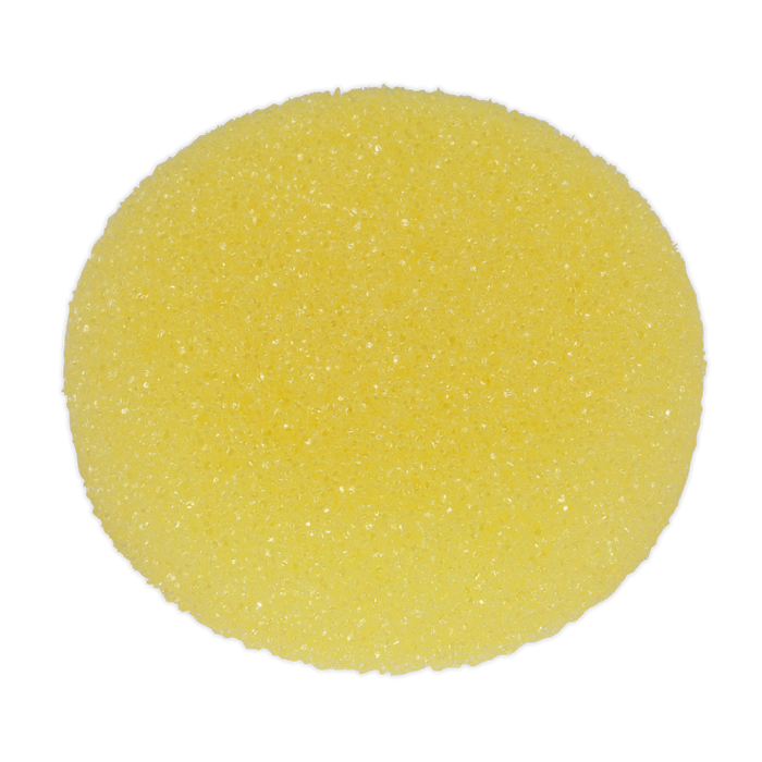 Hook-and-Loop Buffing & Polishing Foam Head 80 x 25mm - Yellow/Coarse | PTCCHV79Y