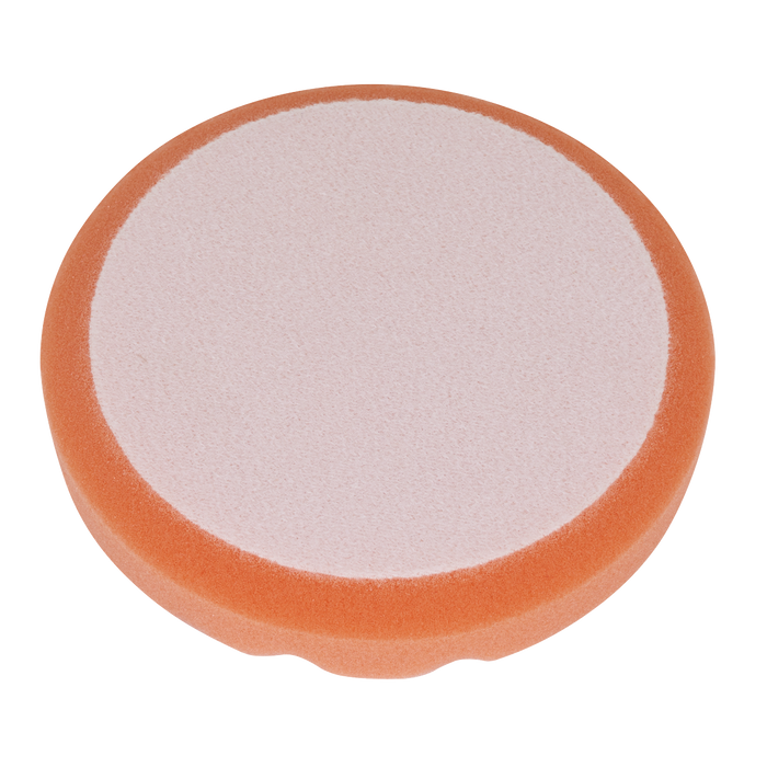 Hook-and-Loop Buffing & Polishing Foam Head 150 x 25mm - Orange/Firm | PTCCHW150O