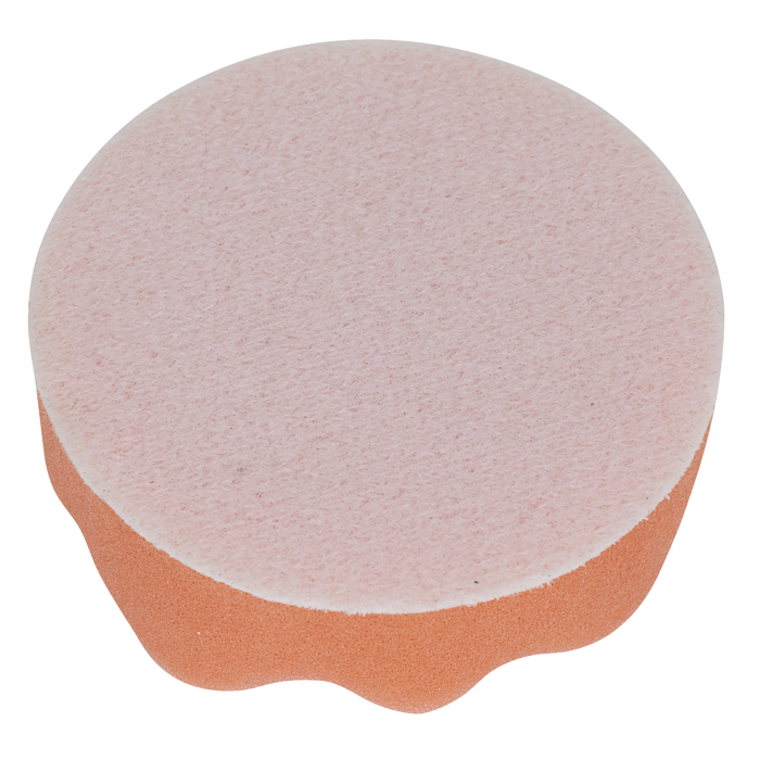 Hook-and-Loop Buffing & Polishing Foam Head 80 x 25mm - Orange/Firm | PTCCHW80O
