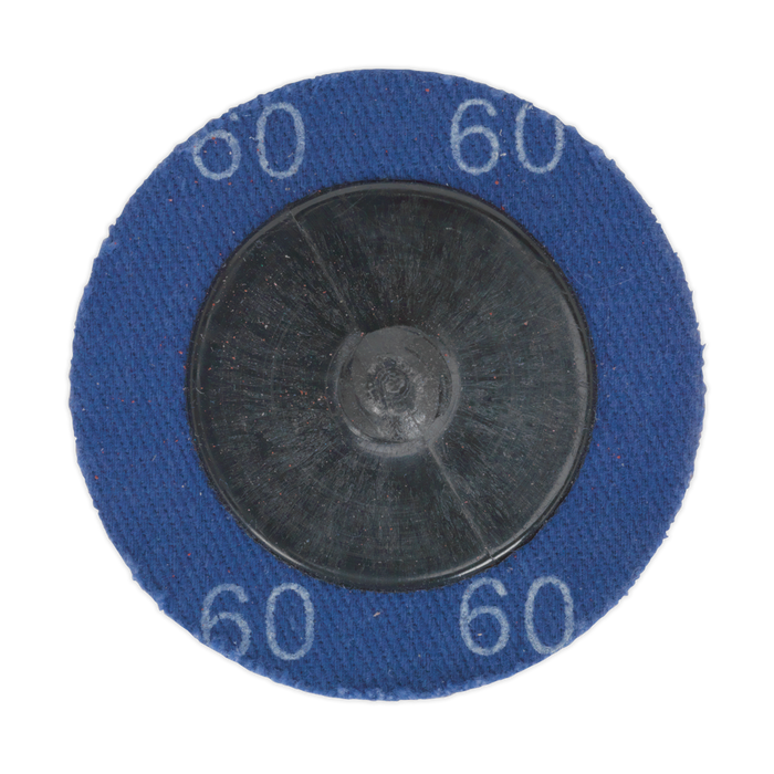 50mm Quick Change Sanding Disc 60Grit - Pack of 10 | PTCQC5060