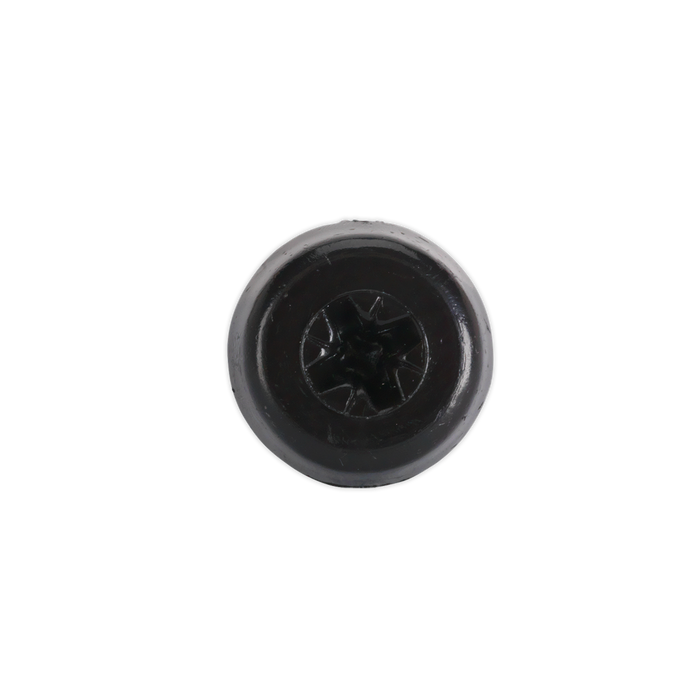 Numberplate Screw with Plastic Enclosed Head 4.8 x 18mm, Black - Pack of 50 | PTNP3